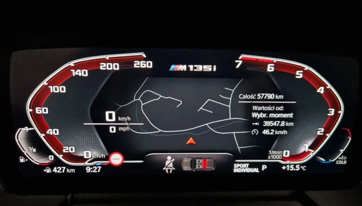 BMW Seria 1 cena 139777 przebieg: 57887, rok produkcji 2020 z Góra małe 191